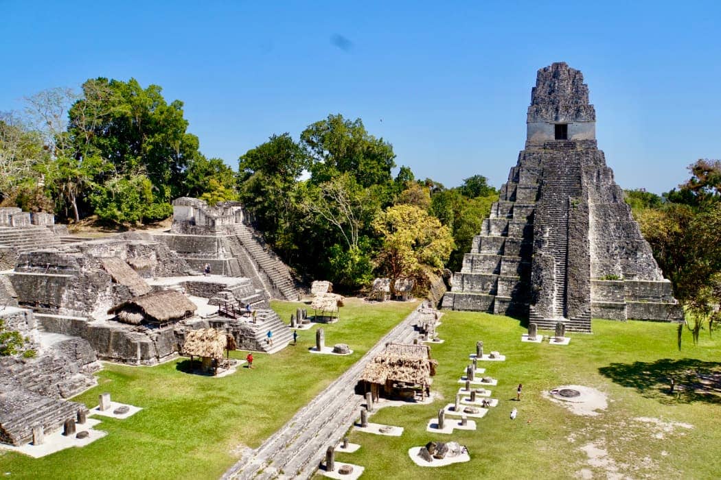 Ancient Aztec temple grounds