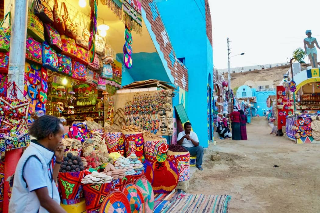 Colourful street market in Eqypt