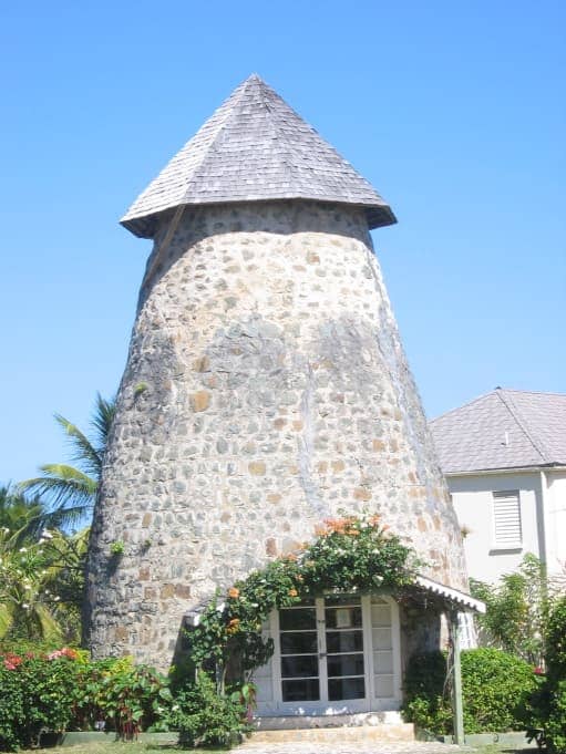 Cone shaped stone building