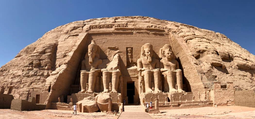 Egyptian temple in Abu Simbel