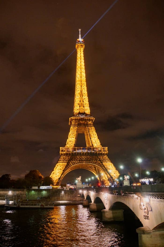 Eiffel Tower at night