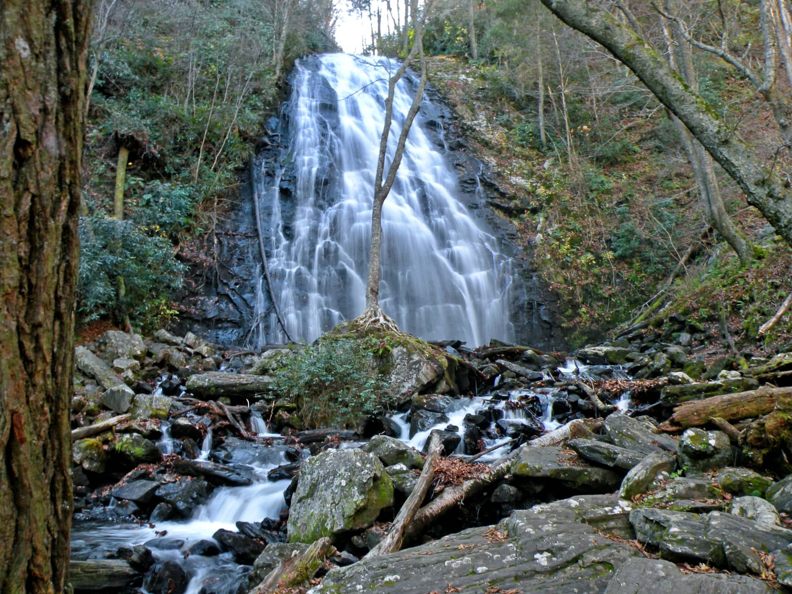 Long exposure of waterfall