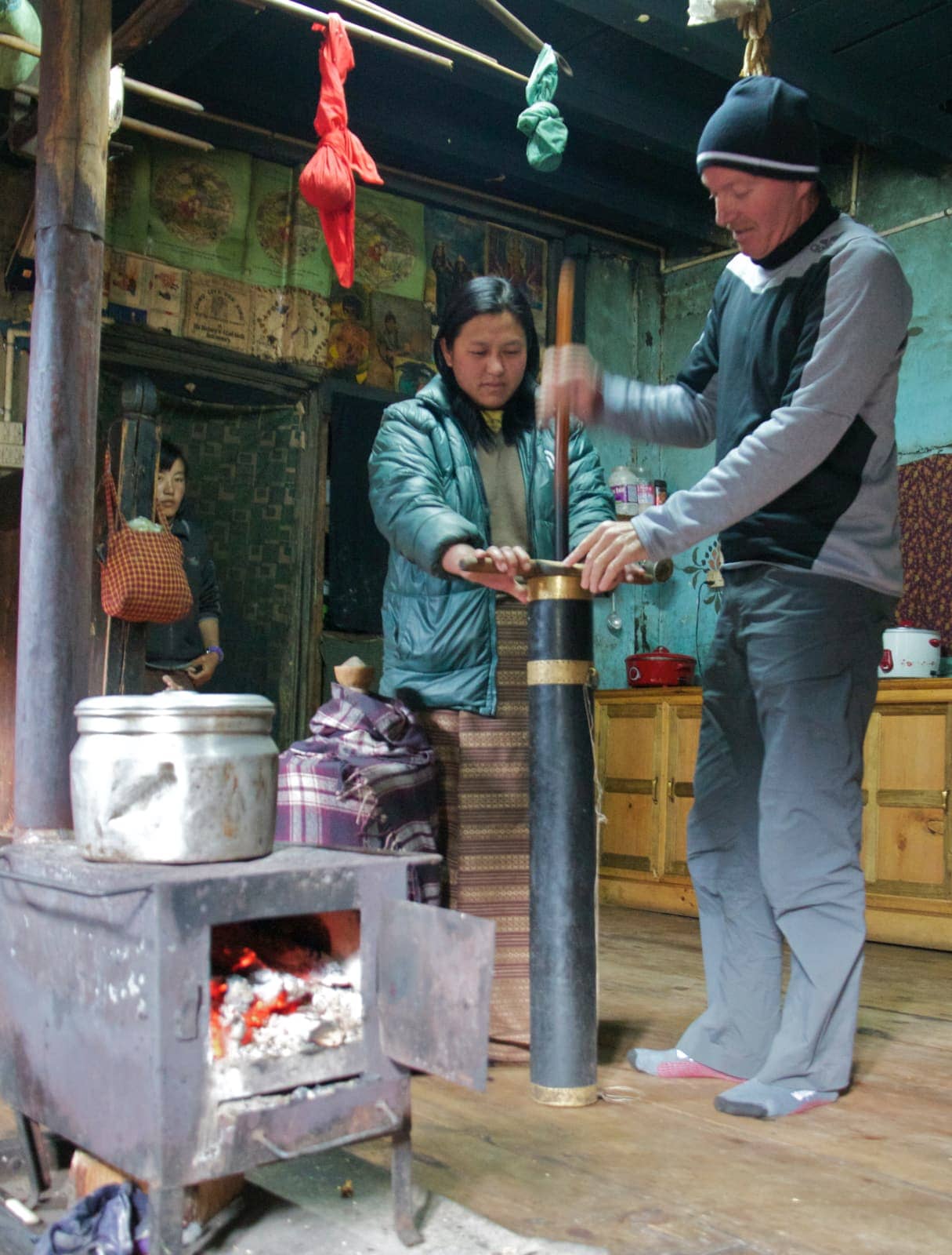 Man and woman working with tools