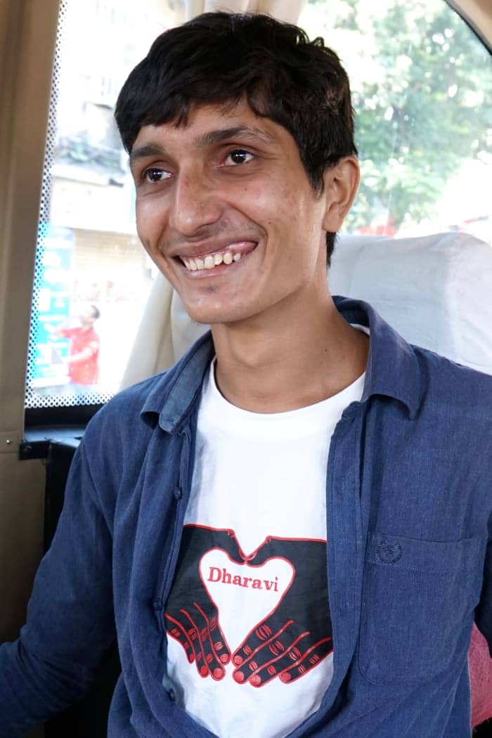 Young Indian man smiling