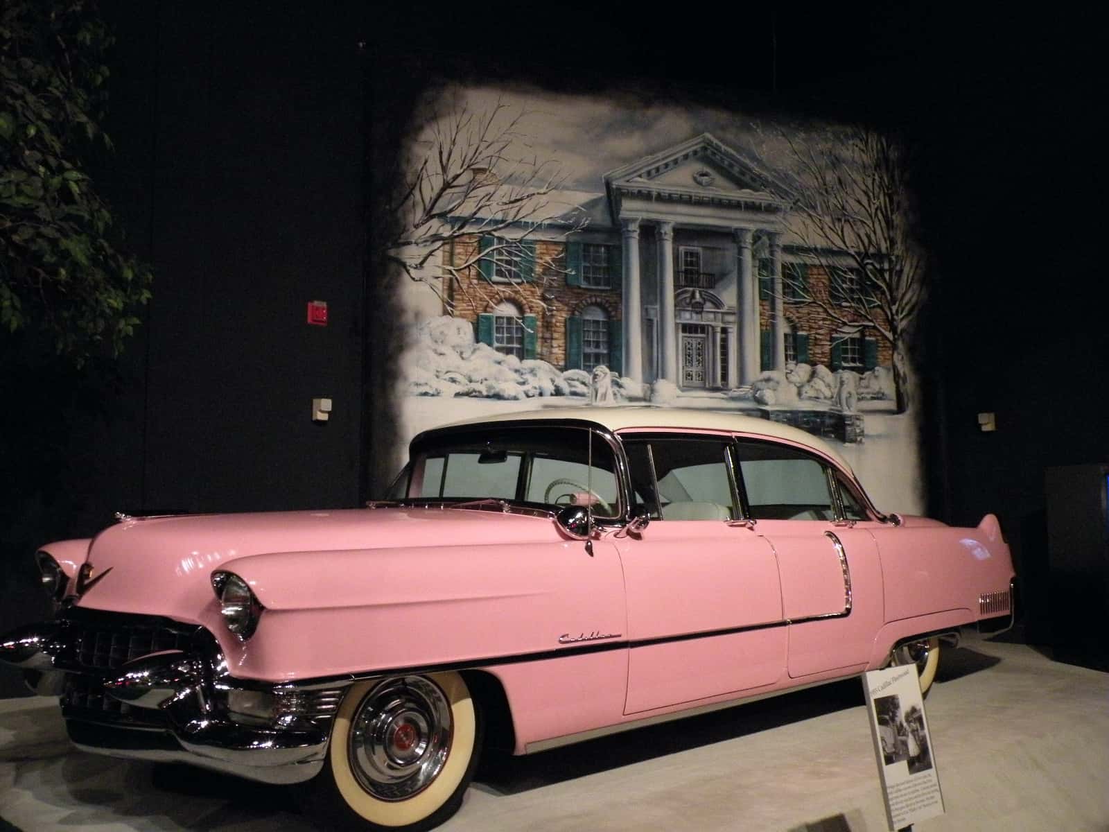 Pink classic car owned by Elvis Presley