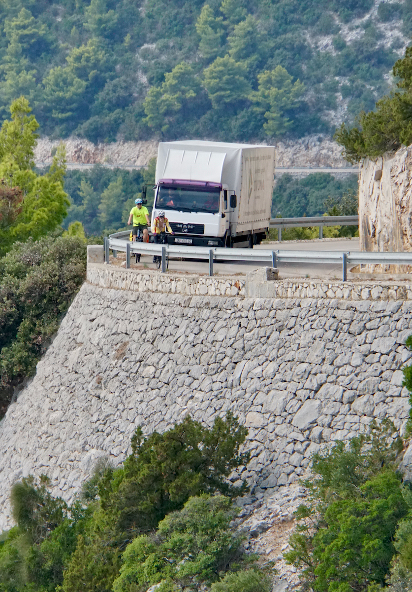 Cylcing Croatian Roads